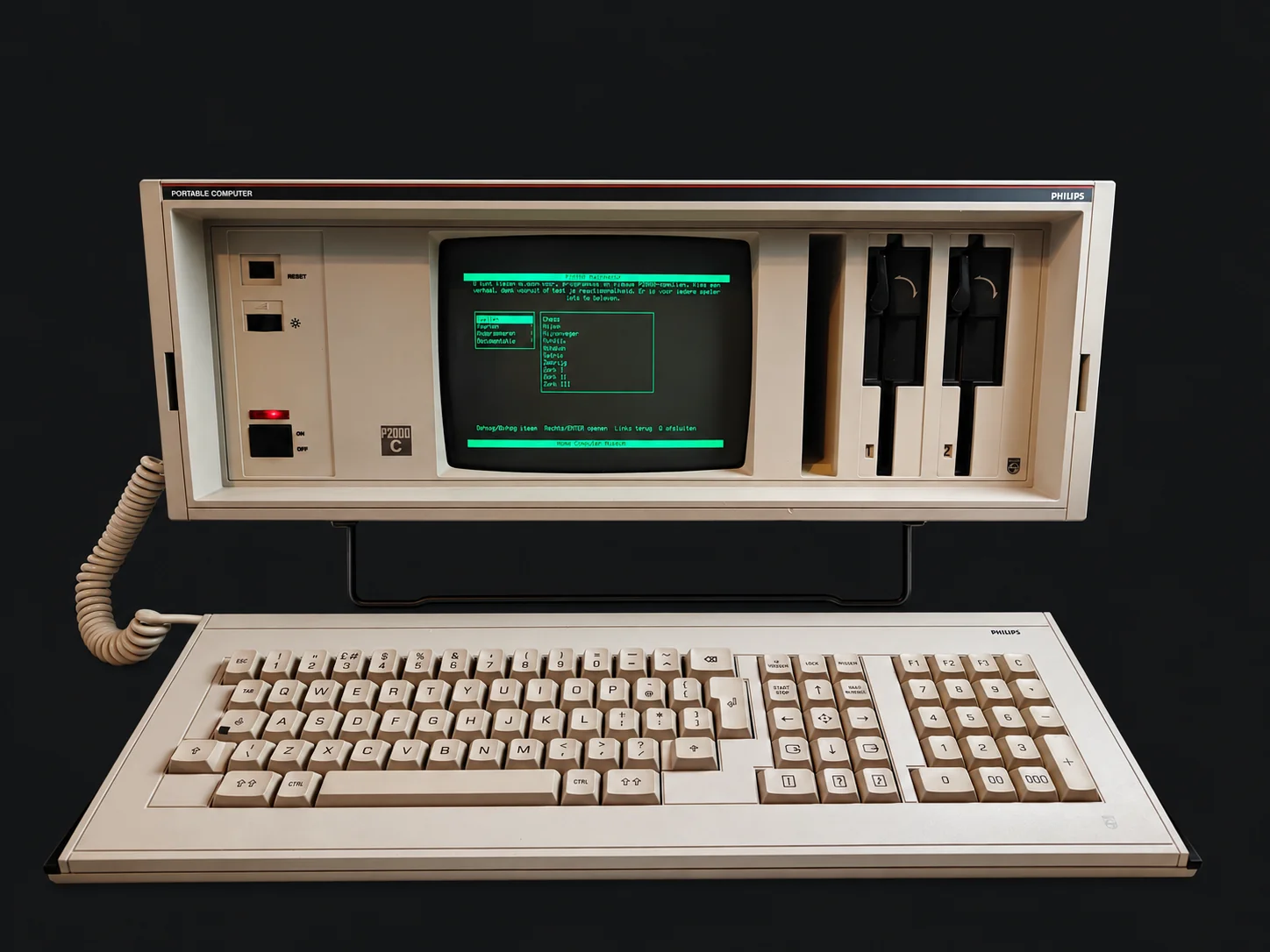 P2000C Navigator op de Philips P2000C